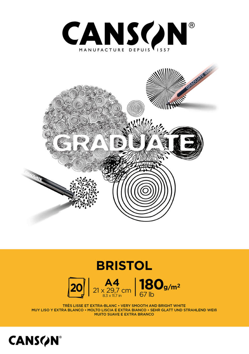 Bloc Bristol Graduate - 20 Feuilles