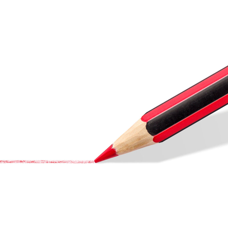 24 Crayons de couleur Noris colour 185 - Etui carton - Crayons en bois upcyclé - 20 + 4 offerts - 185 C24P - STAEDTLER