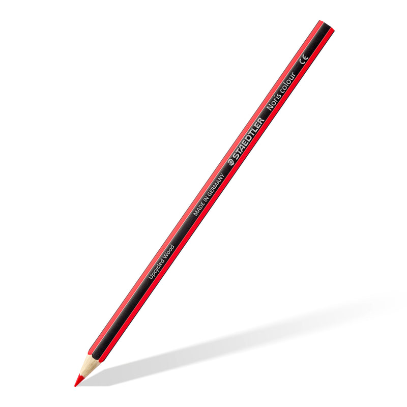 12 Crayons de couleur Noris colour 185 - Etui carton - Crayons en bois upcyclé - 10+2 offerts - 185 C12P - STAEDTLER