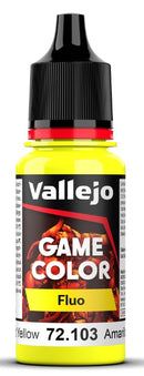 Peinture Game Color Fluo 18ml - 8 couleurs