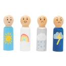 Personnages en bois (x10)