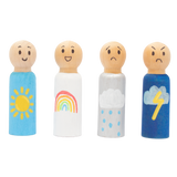 Personnages en bois (x10)