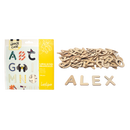 Lettres majuscules bois X104