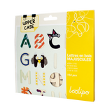 Lettres majuscules bois X104