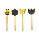 Pics à fleurs Printemps en bois