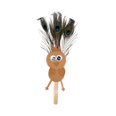 Plumes de paon naturelles (x 3)