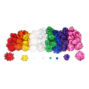 Pompons métallisés x200