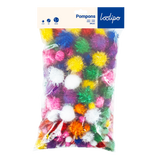 Pompons métallisés x200