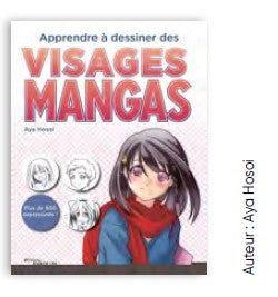 Livre Apprendre à dessiner des visages mangas aux éditions Eyrolles