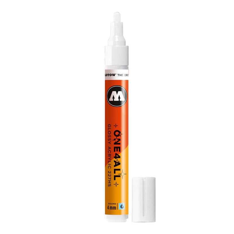 Marqueur Molotow ONE4ALL 127HS, 227HS & 327HS noir et blanc brillant