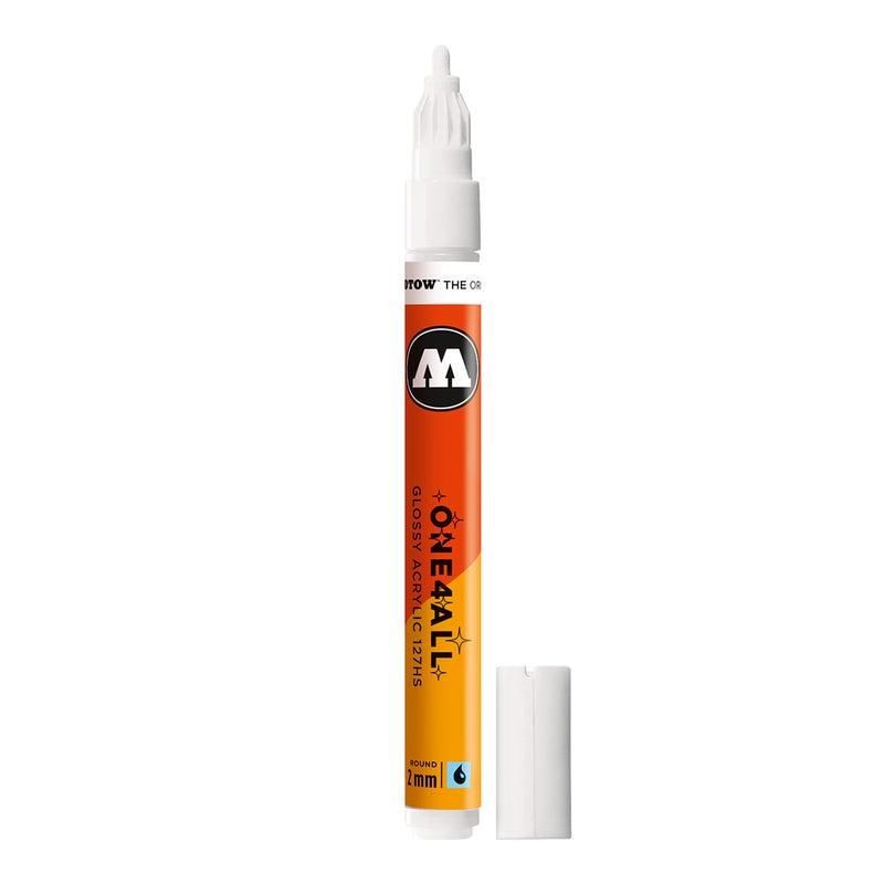 Marqueur Molotow ONE4ALL 127HS, 227HS & 327HS noir et blanc brillant