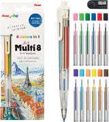 Set porte-mines Art Multi 8 couleurs (12 recharges + Taille-mine)