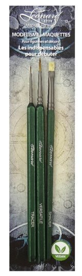 Set de 3 pinceaux maquette pour débutants