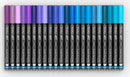 Set de 22 marqueurs acrylique Tooli-Art 0,7 mm - Bleu