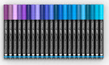 Set de 22 marqueurs acrylique Tooli-Art 0,7 mm - Bleu
