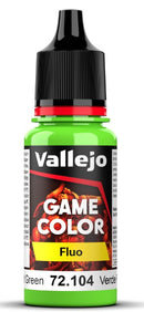 Peinture Game Color Fluo 18ml - 8 couleurs