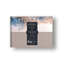Bloc papier Aquarelle Watercolour - 300g/m² - 12 feuilles - spiralé - Grain torchon - 4 formats