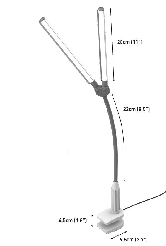 Lampe duo pro à pince