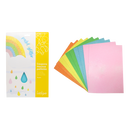 Mousse adhésives couleurs pailletées pastel