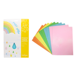 Mousse adhésives couleurs pailletées pastel