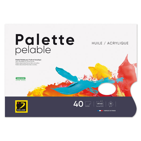 Palette pelable A3