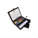 Coffret bois de 16 1/2 godets d'aquarelle fine "La Petite Aquarelle"