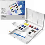 Boîte aquarelle fine 14 1/2 godet Compact Cotman