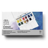 Boîte de peinture aquarelle fine 12 1/2 godets Pocket Plus Cotman