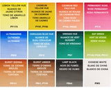 Boîte de peinture aquarelle fine 12 1/2 godets