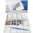 Boîte de peinture aquarelle fine 24 1/2 godets Paint Plus Cotman