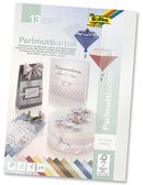 Bloc papier nacré 25x35cm 13 feuilles