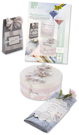 Bloc papier nacré 25x35cm 13 feuilles