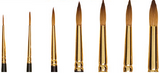 Brosse ronde Kolinsky gold 1862