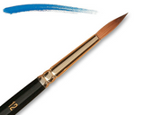Brosse ronde Kolinsky gold 1862