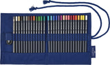 Trousse tissu 27 crayons Goldfaber permanents