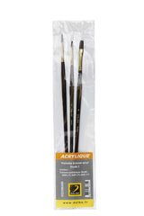 Pochette brosses acrylique étude 1