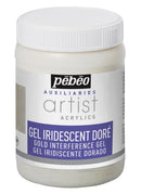 Gel iridescent doré Artist Acrylics 250 ml