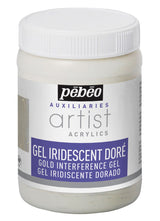 Gel iridescent doré Artist Acrylics 250 ml
