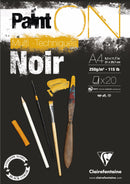 Bloc Paint on noir 20 feuilles