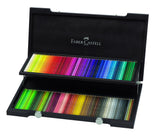 Coffret bois de 120 crayons polychromos