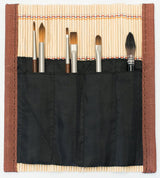 Pincelier trousse bambou