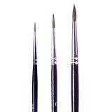 Pochette 3 pinceaux petit gris 215 -Dalbe