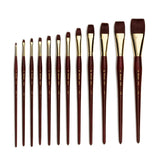 Brosse acryl sépia 8740