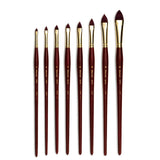 Brosse acryl sépia 8747