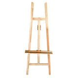 Chevalet de cours en pin naturel Dalbe idéal pour l'exposition artistique