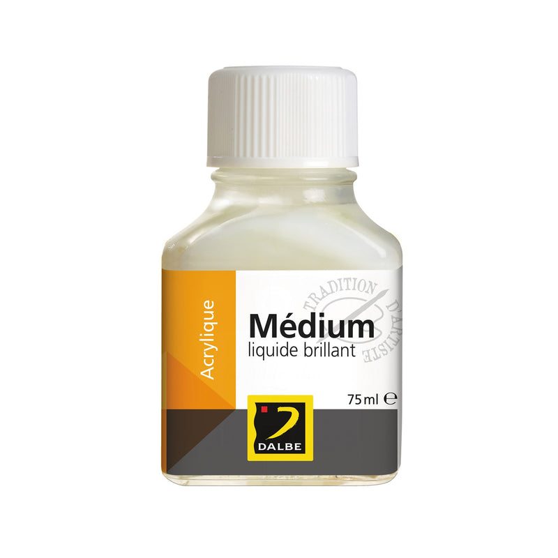 Médium liquide brillant pour peinture acrylique - 75ml