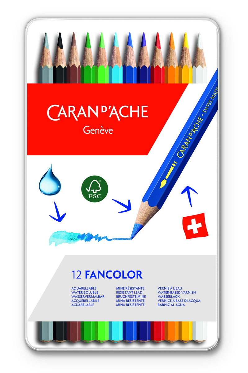 Boîte de 12 crayons Fancolor