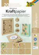Pochette papier kraft à motifs A4 120g & 230g/m²