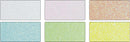 Bloc papier pastel pailleté 17x24,5 cm - 6 feuilles assorties