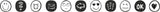 Washi Sticker Emoticones